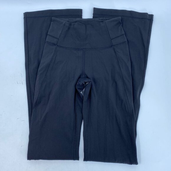Lululemon Black Groove Flared Yoga Pants | Size 2 Regular - Picture 6 of 8